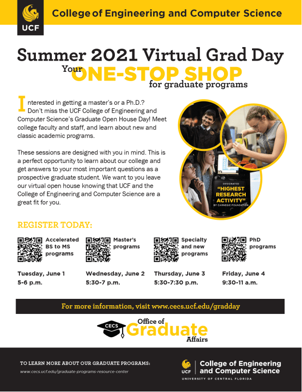 virtual grad day flyer